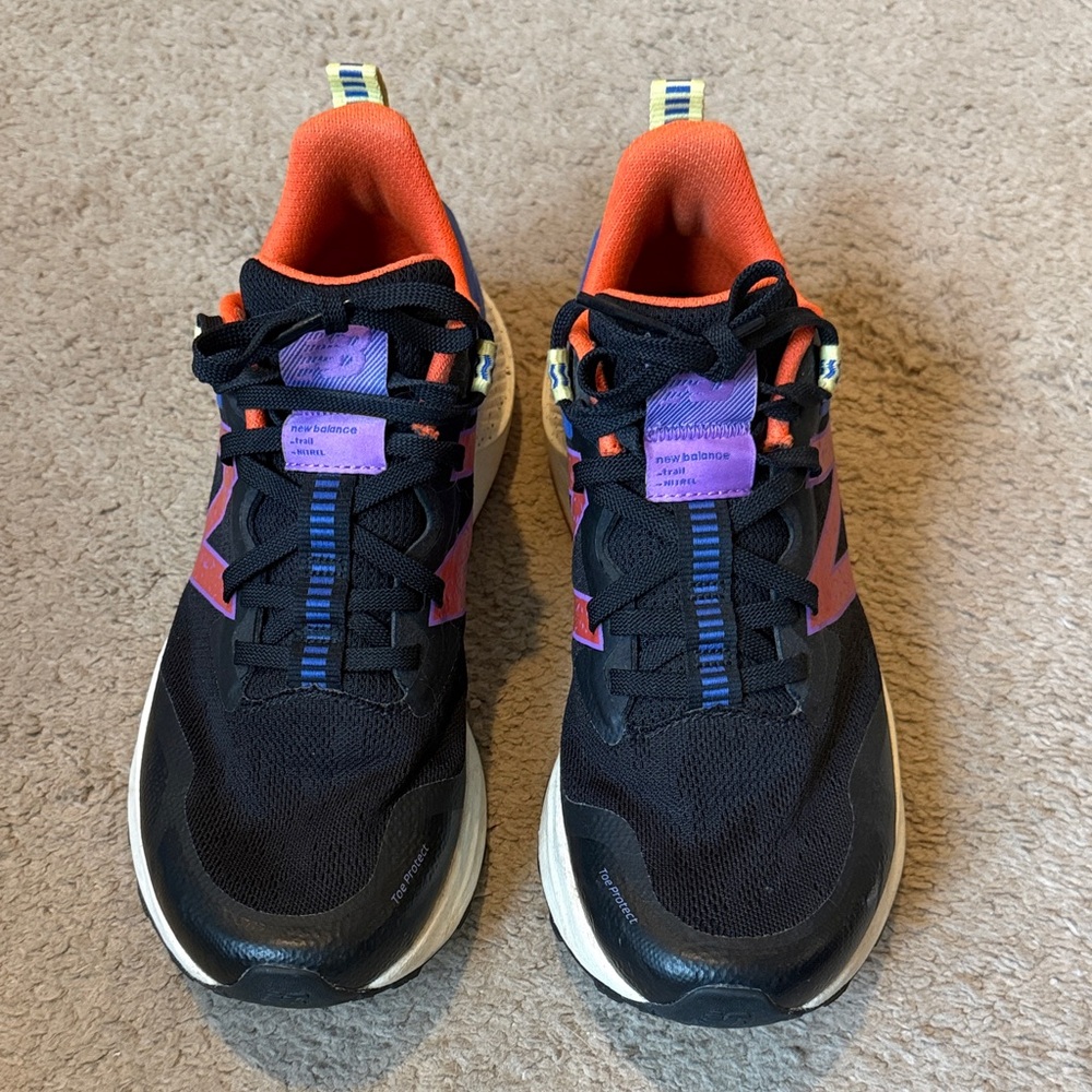 New Balance Black Sneakers with Purple and Orange Accents - Picture 2 of 4